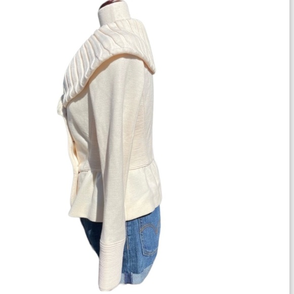 Luisa Spagnoli Woolmark Knit Cardigan Chunky Sweater - Picture 4 of 11